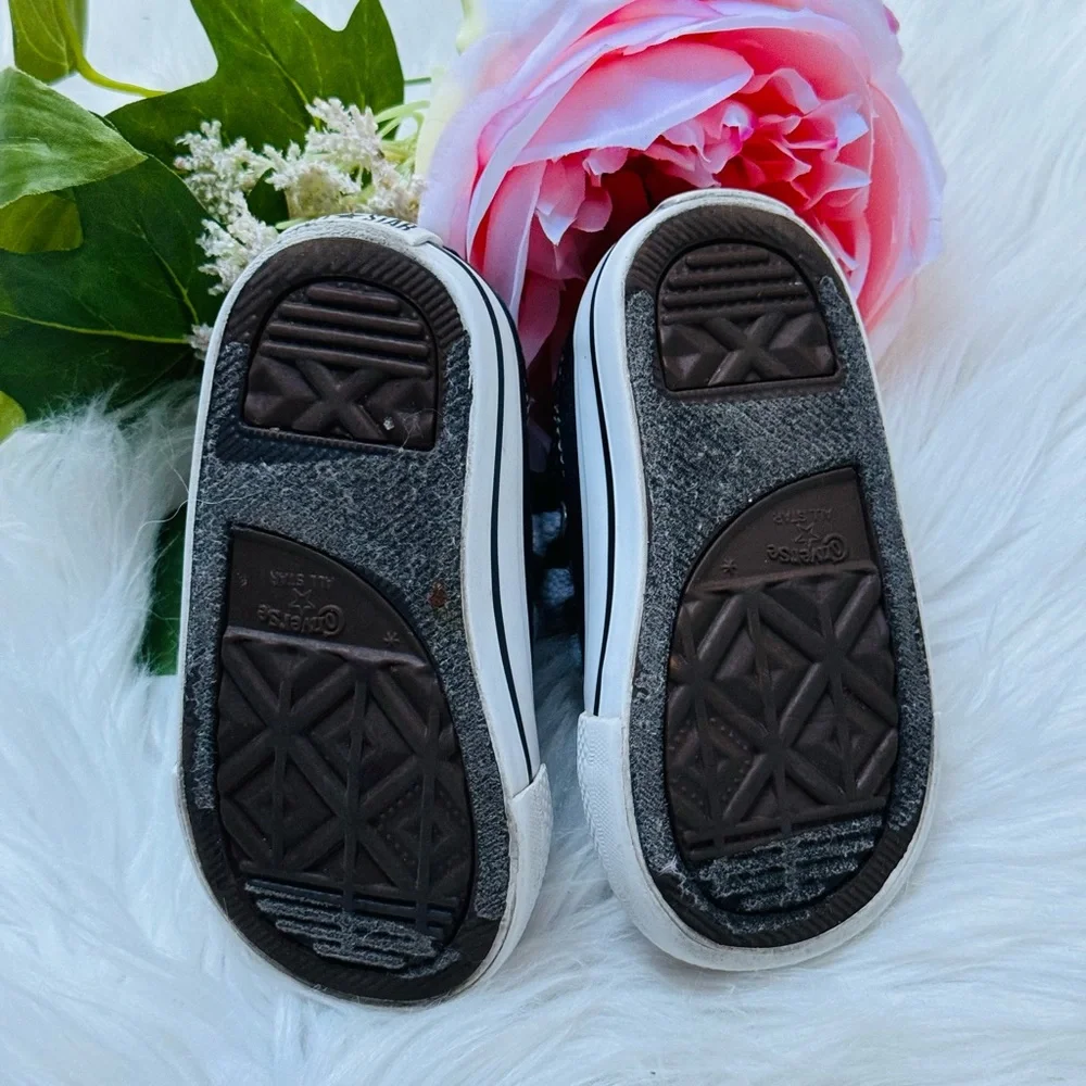 Baby/Toddler Black Converse Sneakers